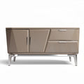 Mueble de televisión de diseño moderno en color beige 120 x 45 x 70cm